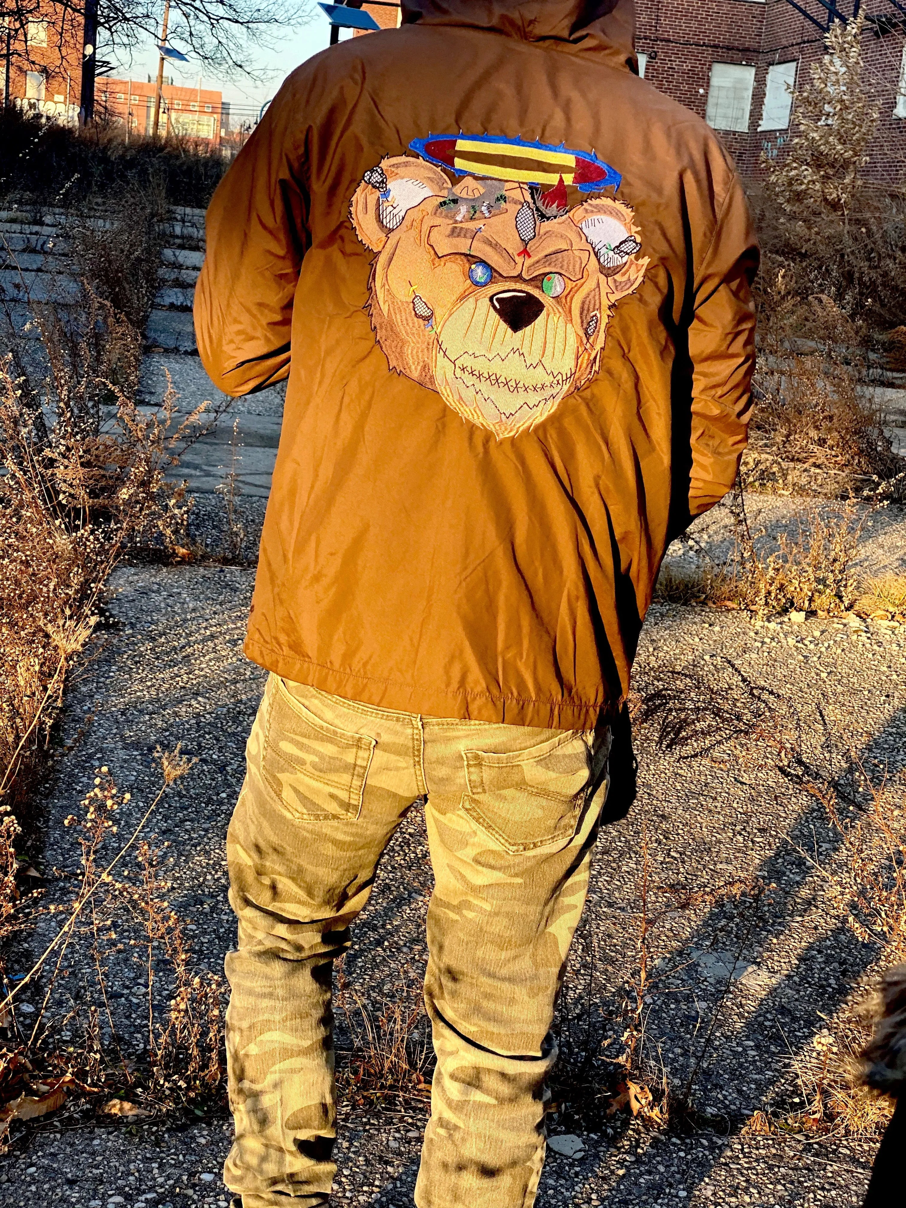 Brown BGC🐻 Windbreaker Jacket