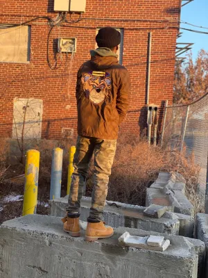 Brown BGC🐻 Windbreaker Jacket