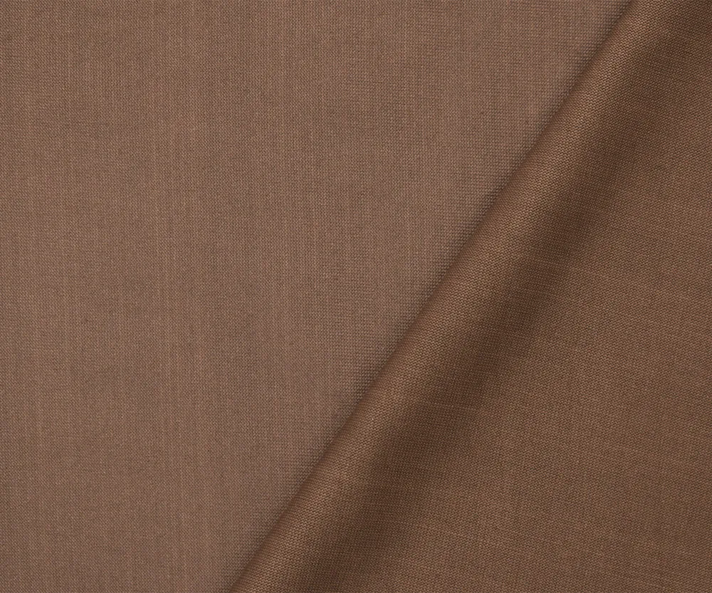 Brown Nylon Stretch Spandex Solid Tricot Activewear Knit Fabric