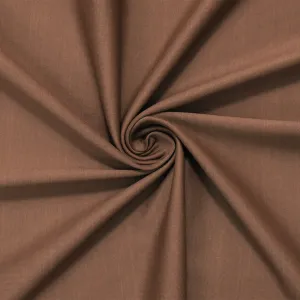 Brown Nylon Stretch Spandex Solid Tricot Activewear Knit Fabric