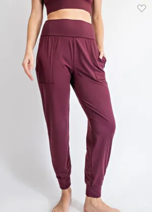 Butter Joggers Wine