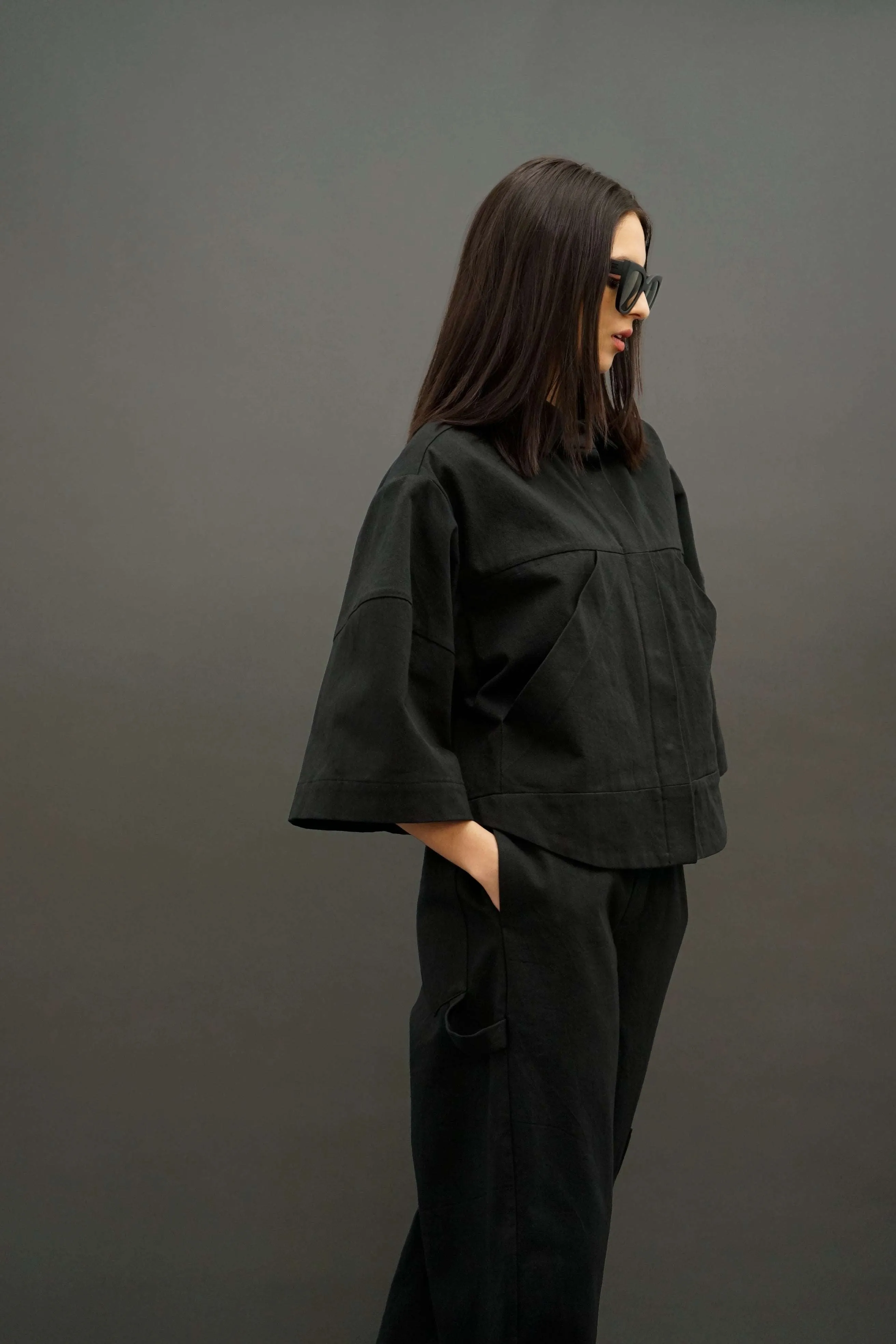Calle Black Utility Jacket