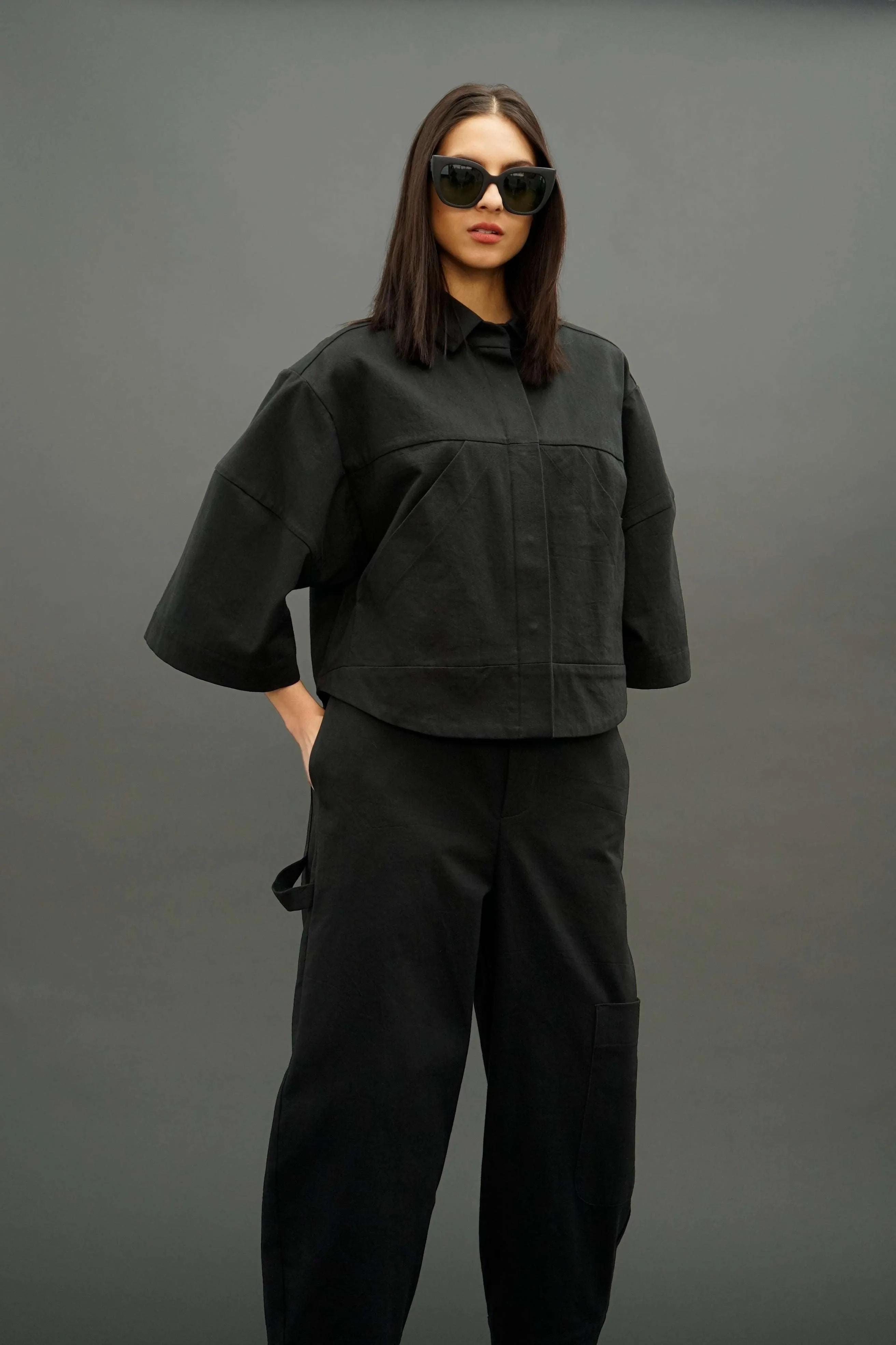 Calle Black Utility Jacket