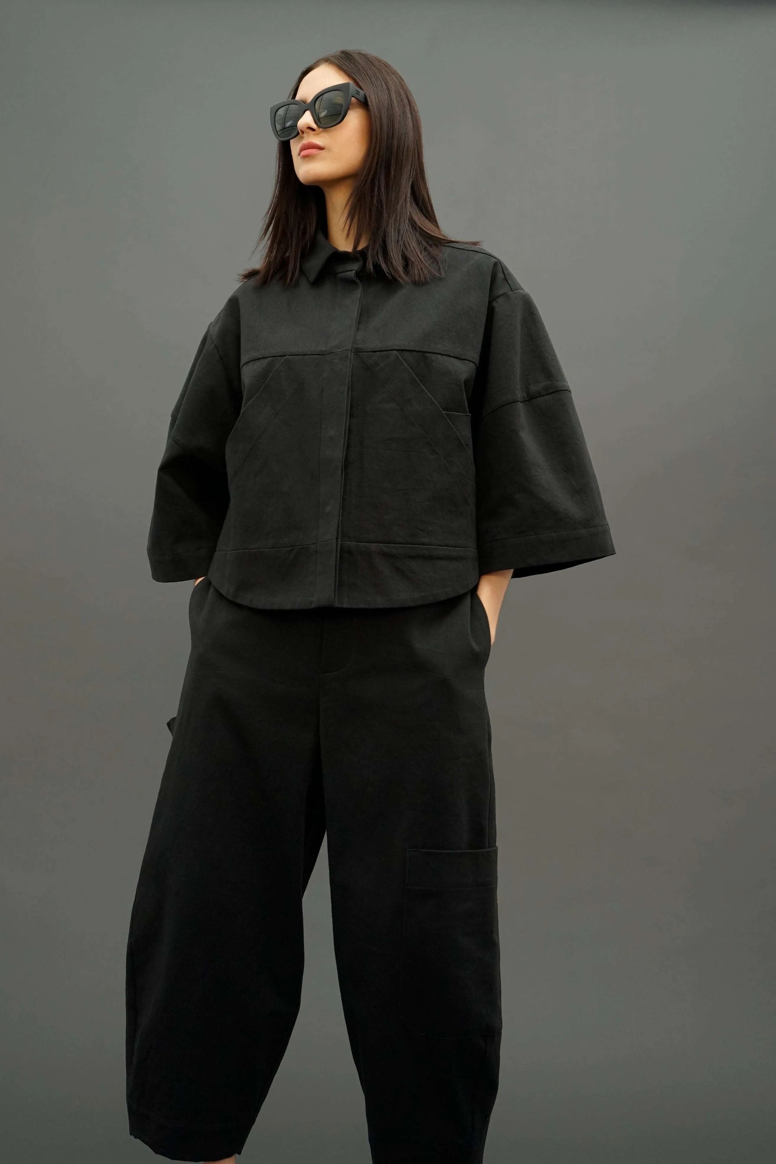 Calle Black Utility Jacket