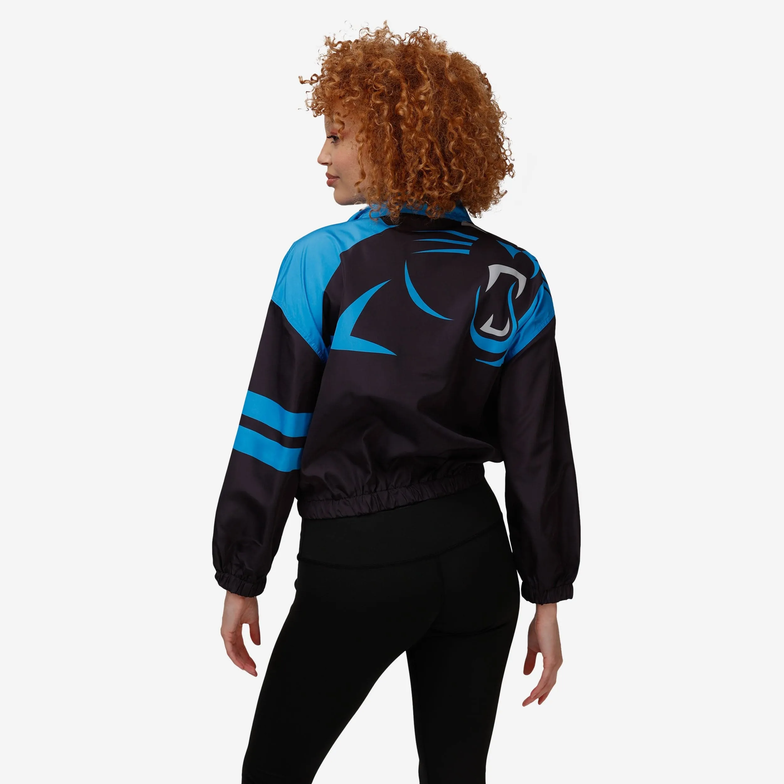 Carolina Panthers Womens Winning Play Windbreaker