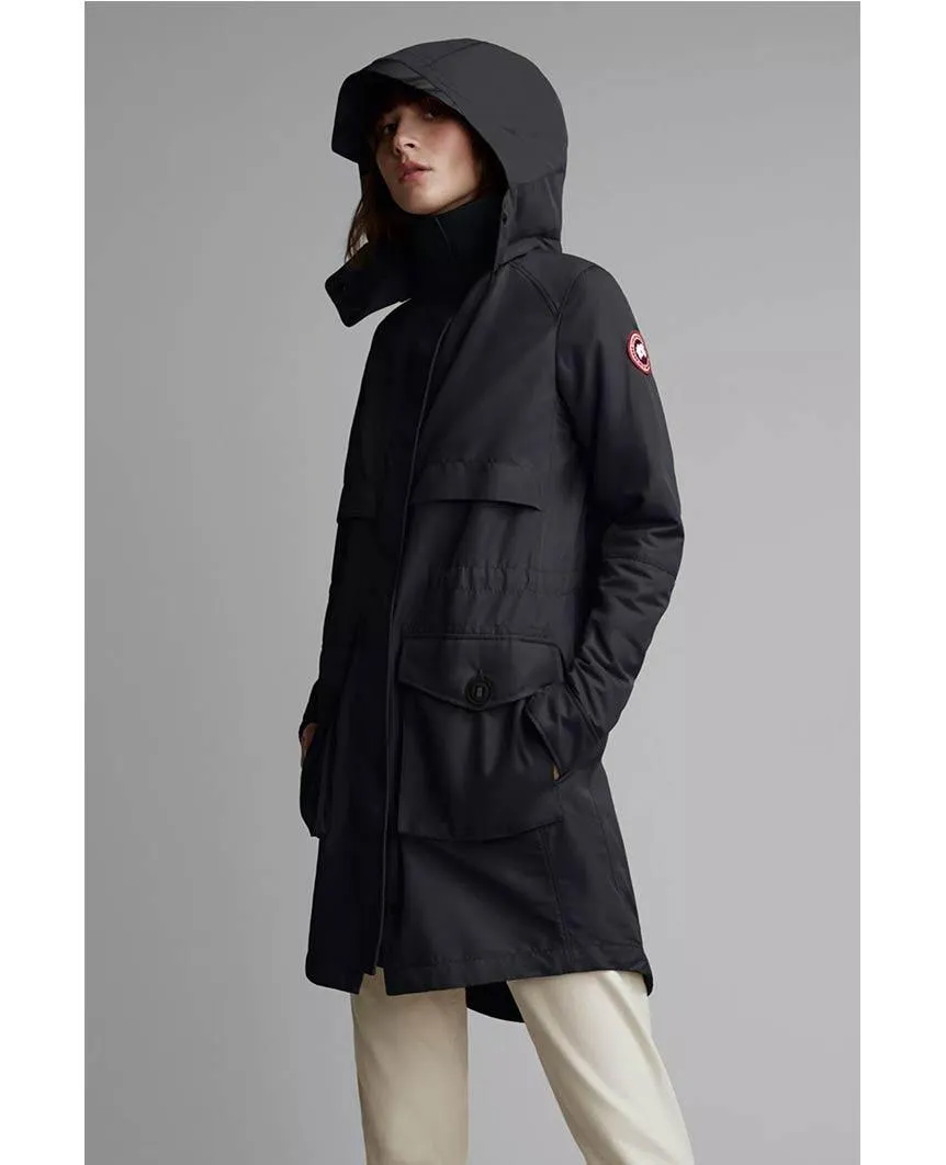 Cavalry Trench Black Womens