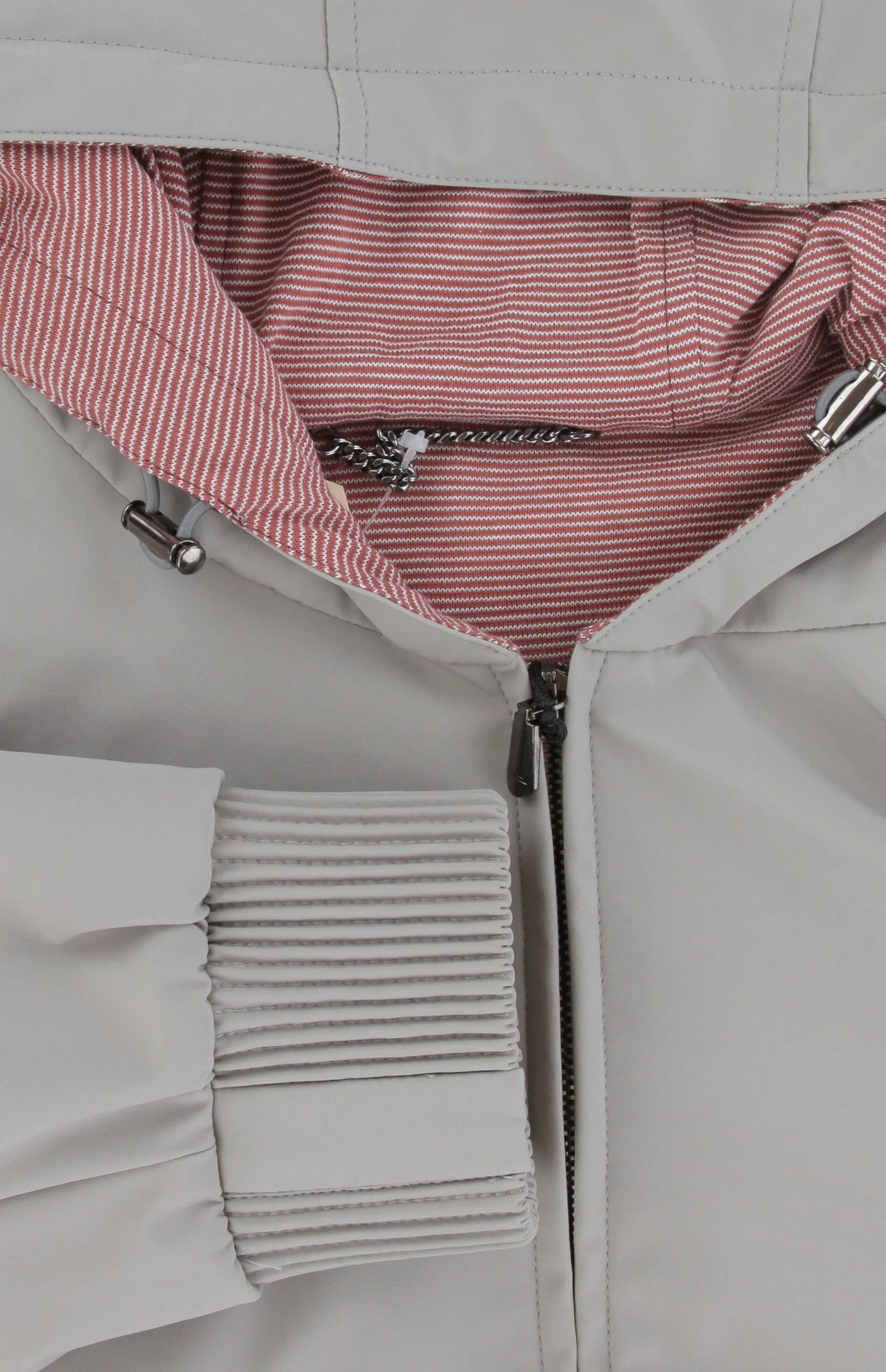 Cesare Attolini Light Gray Windbreaker