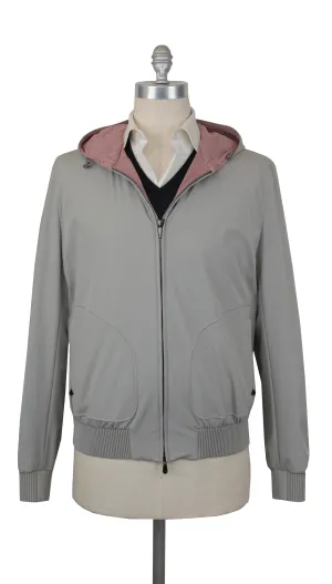 Cesare Attolini Light Gray Windbreaker