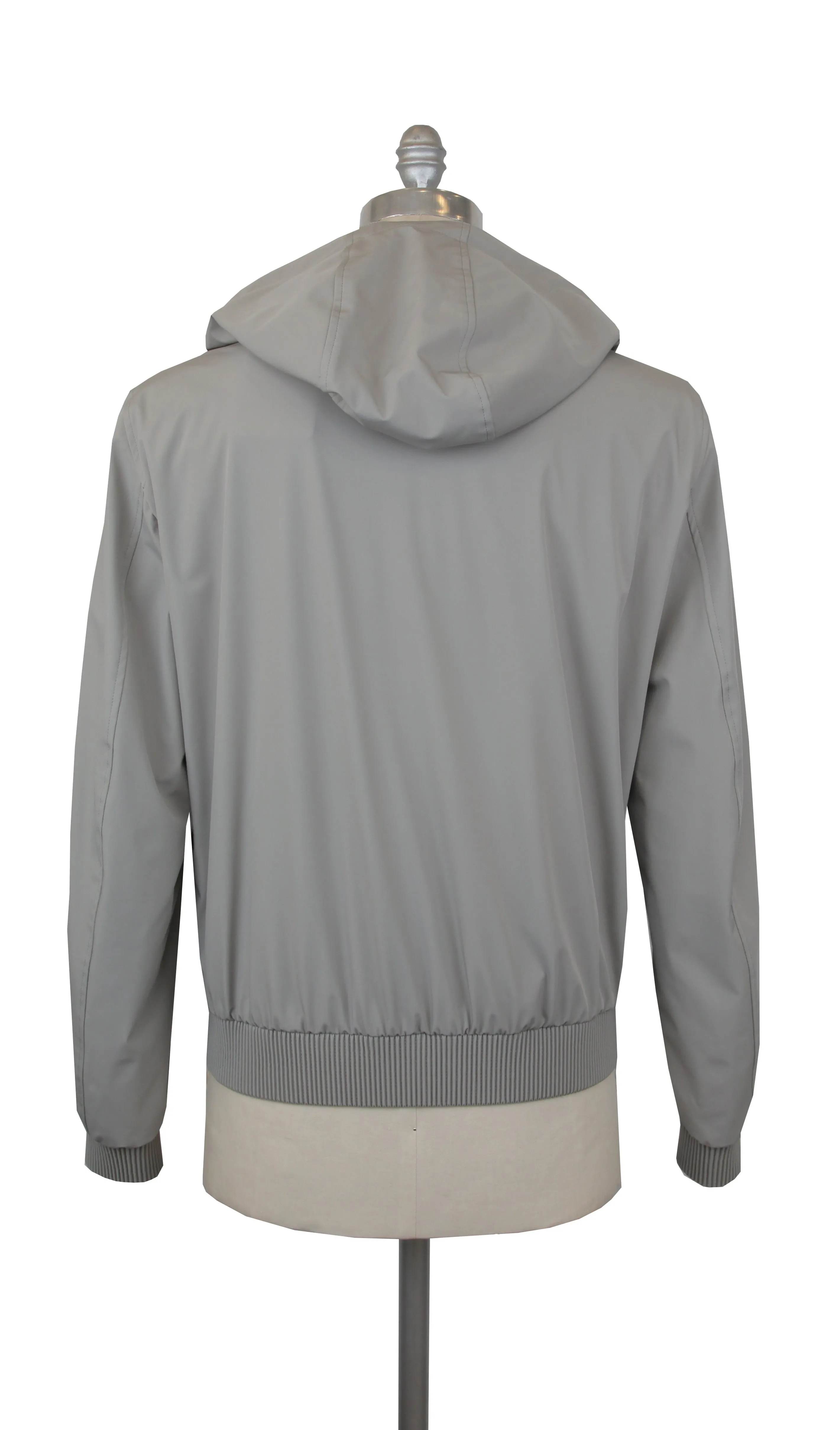 Cesare Attolini Light Gray Windbreaker