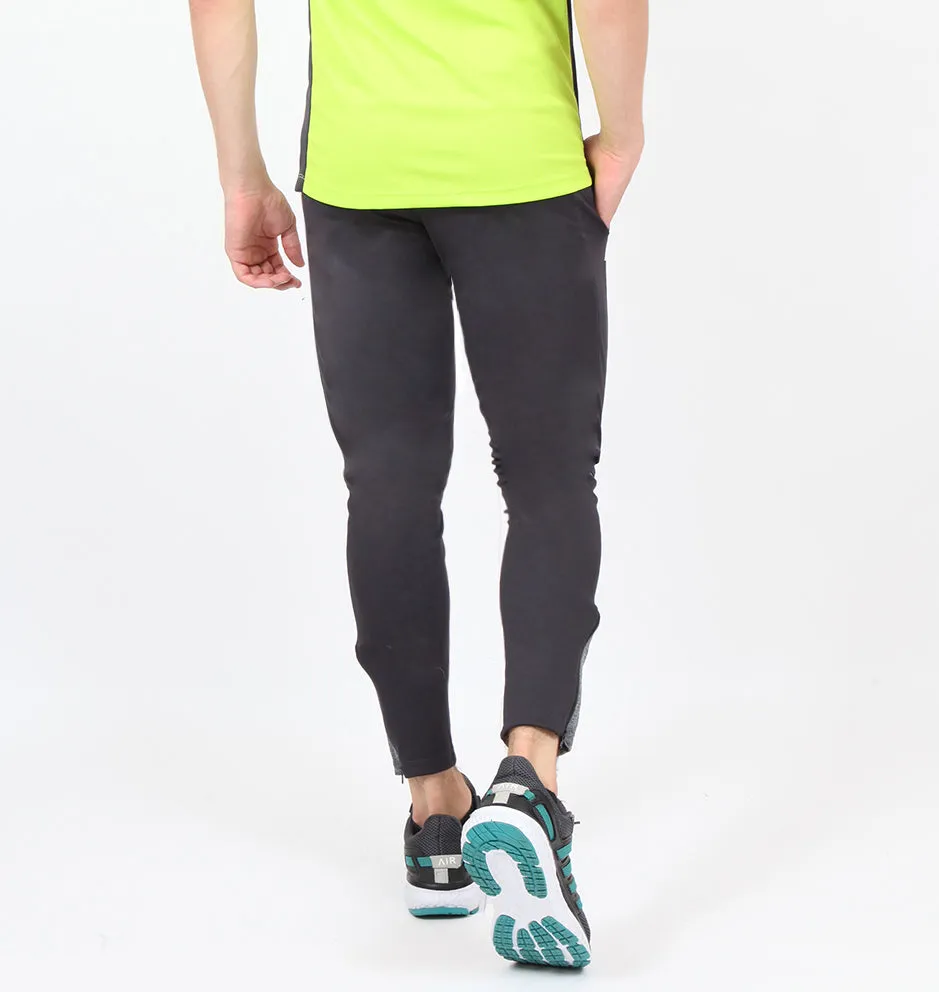 Charcoal Grey Men's Running Tights