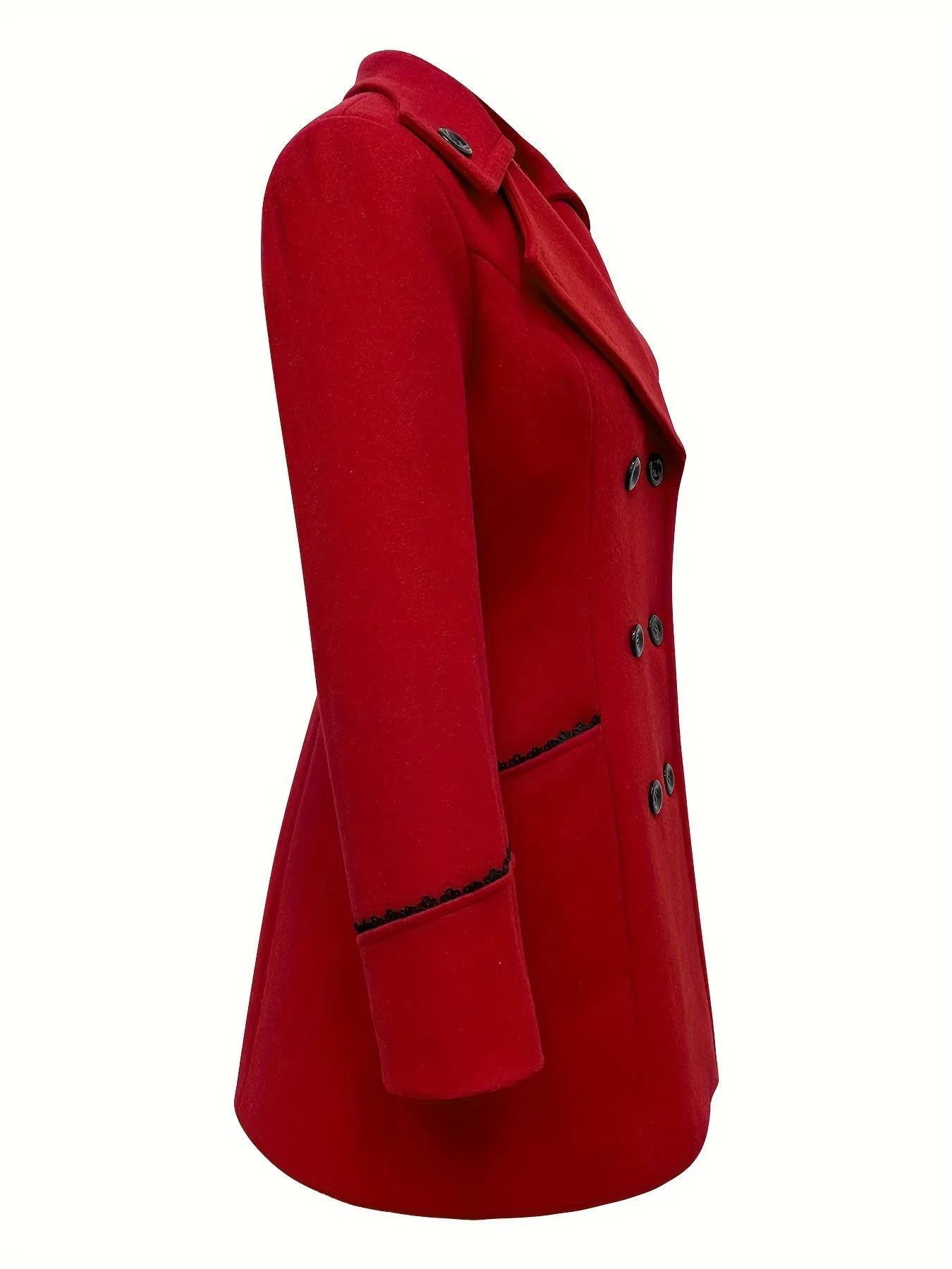 Chic DoubleBreasted Lapel Coat for Fall  Winter