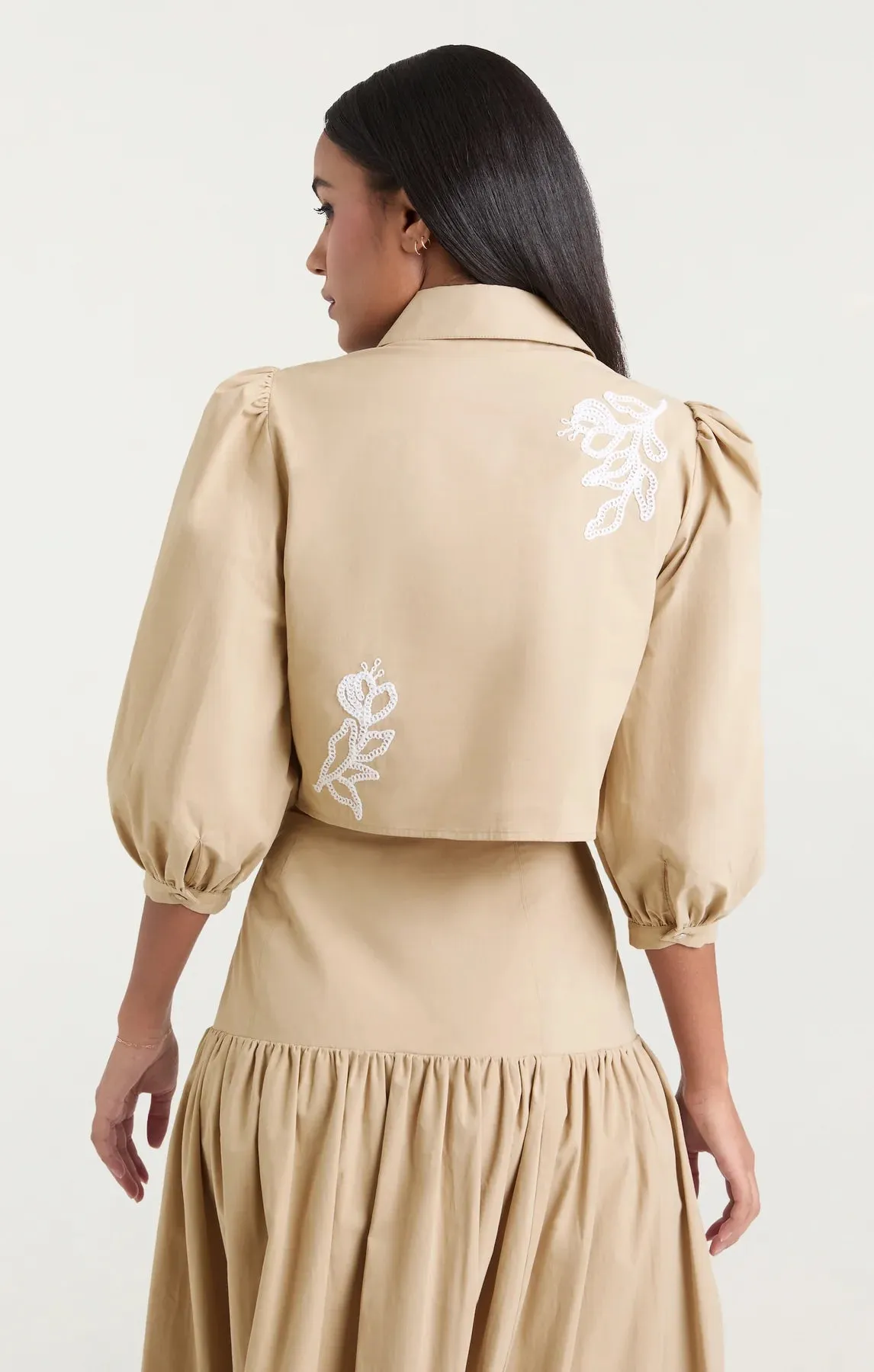 CINQ Á SEPT TRAILING PEONIES TILDA TOP