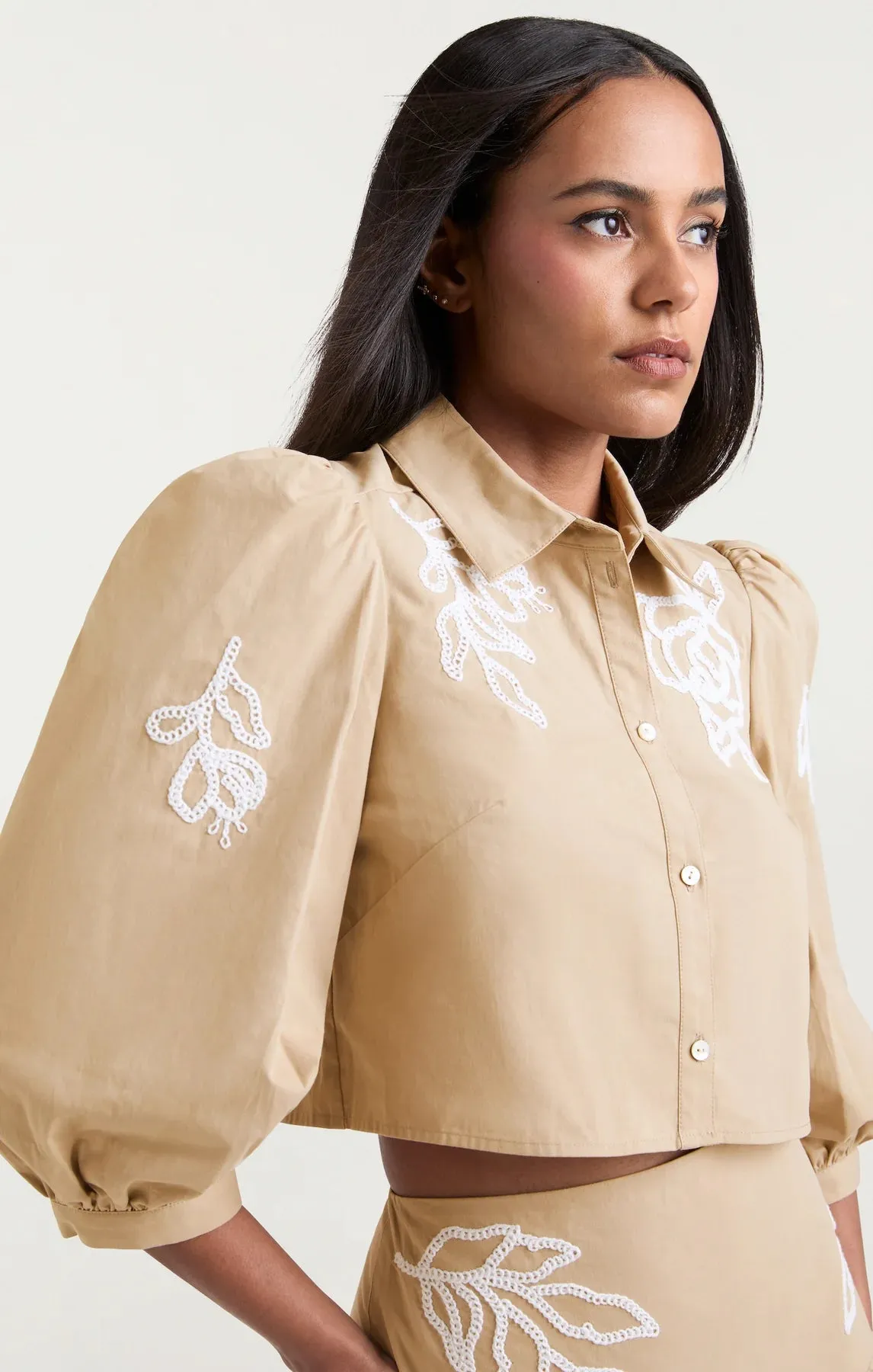 CINQ Á SEPT TRAILING PEONIES TILDA TOP