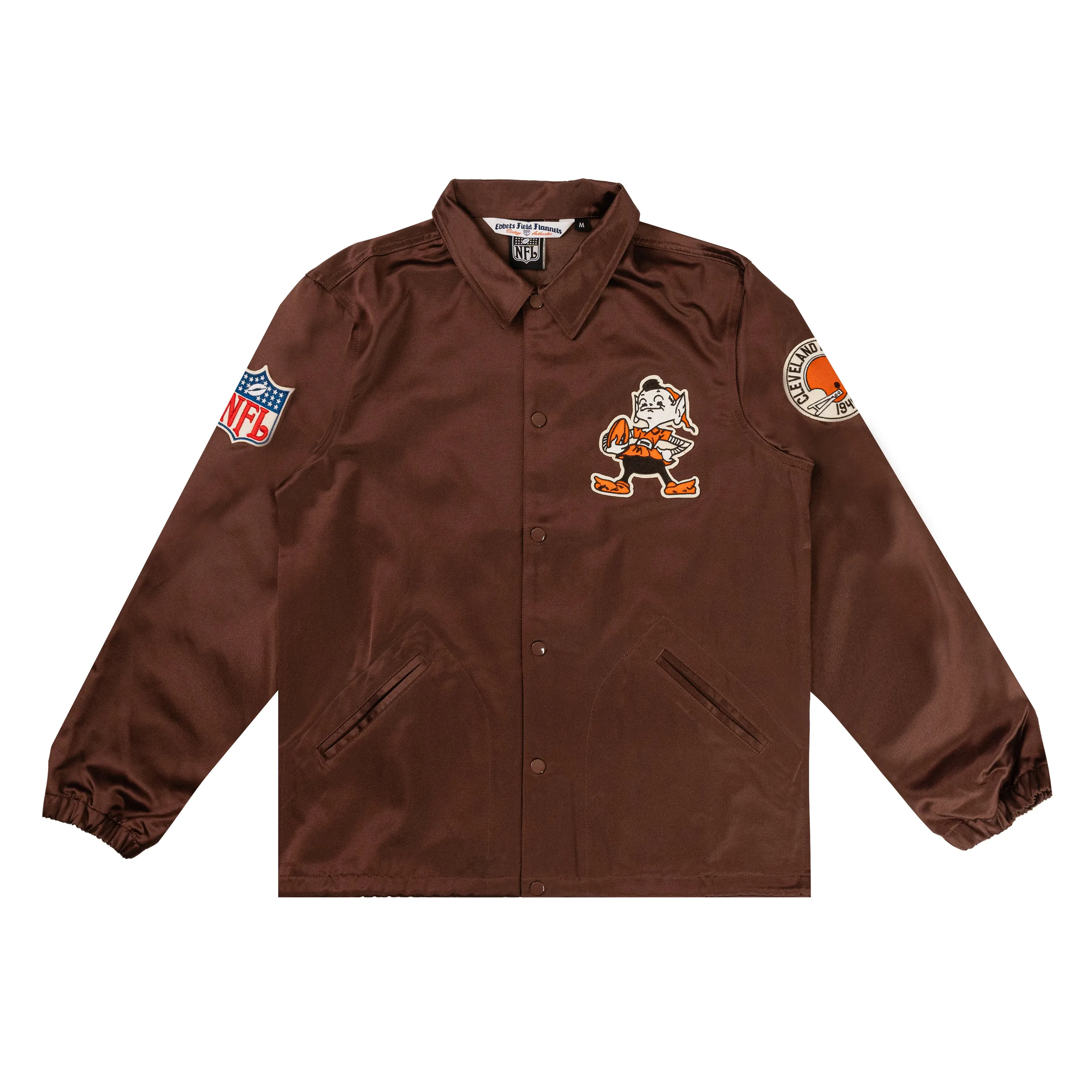 Cleveland Browns Satin Windbreaker