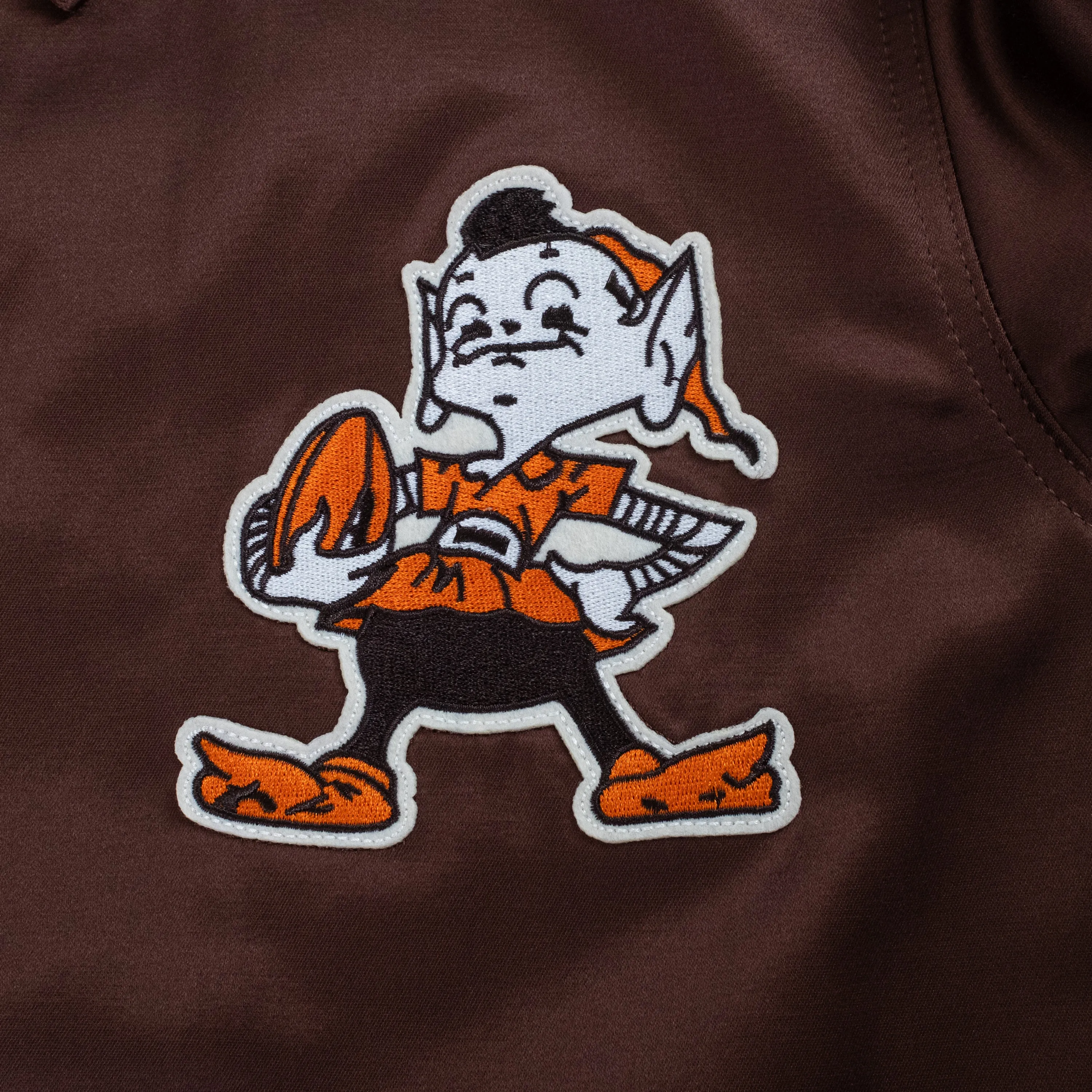 Cleveland Browns Satin Windbreaker
