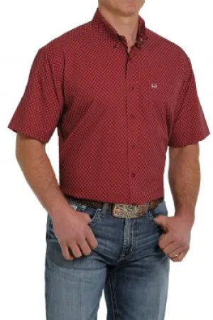 CLMTW1704095 Cinch Shirt S/S ArenaFlex Diamond Print