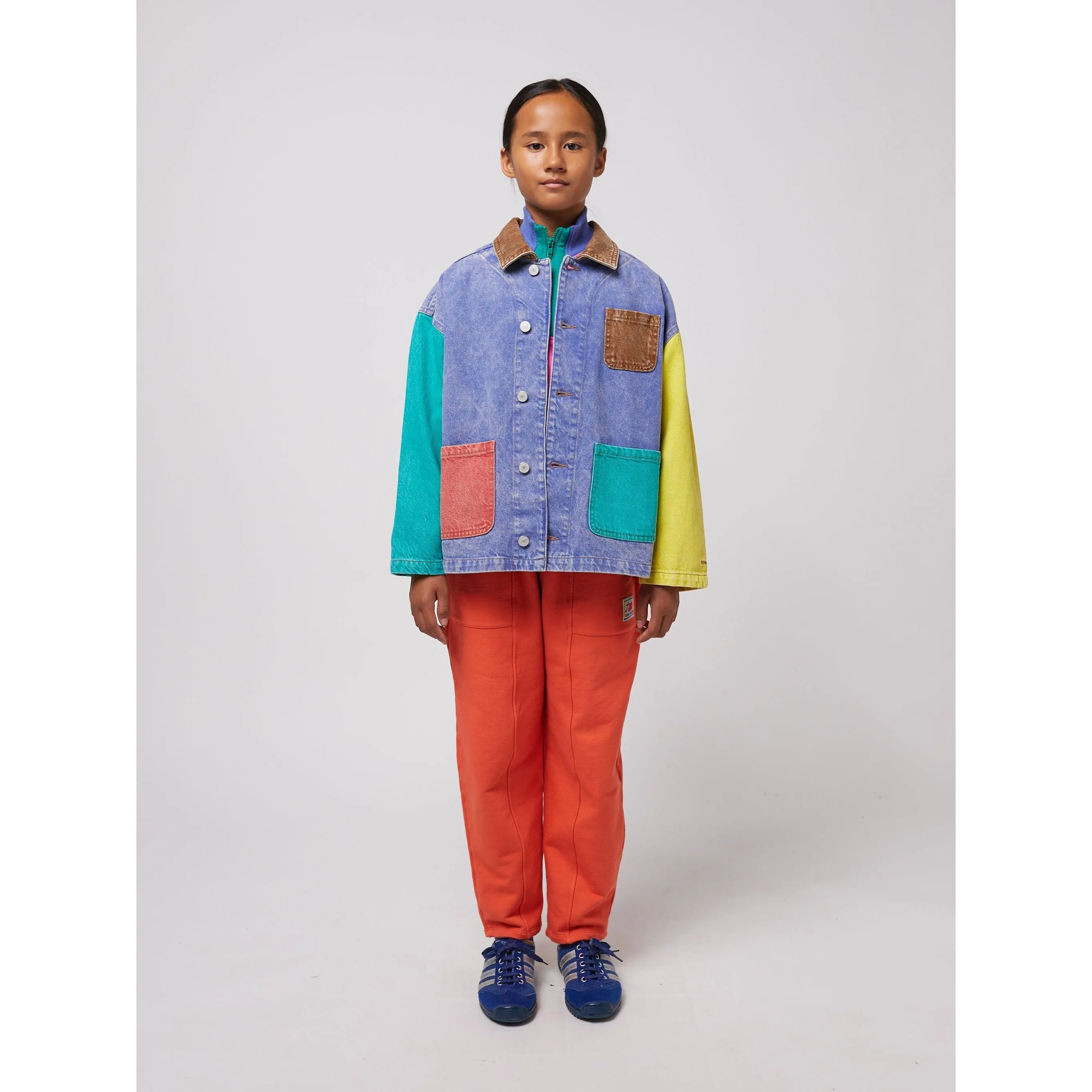 Color Block Denim Jacket