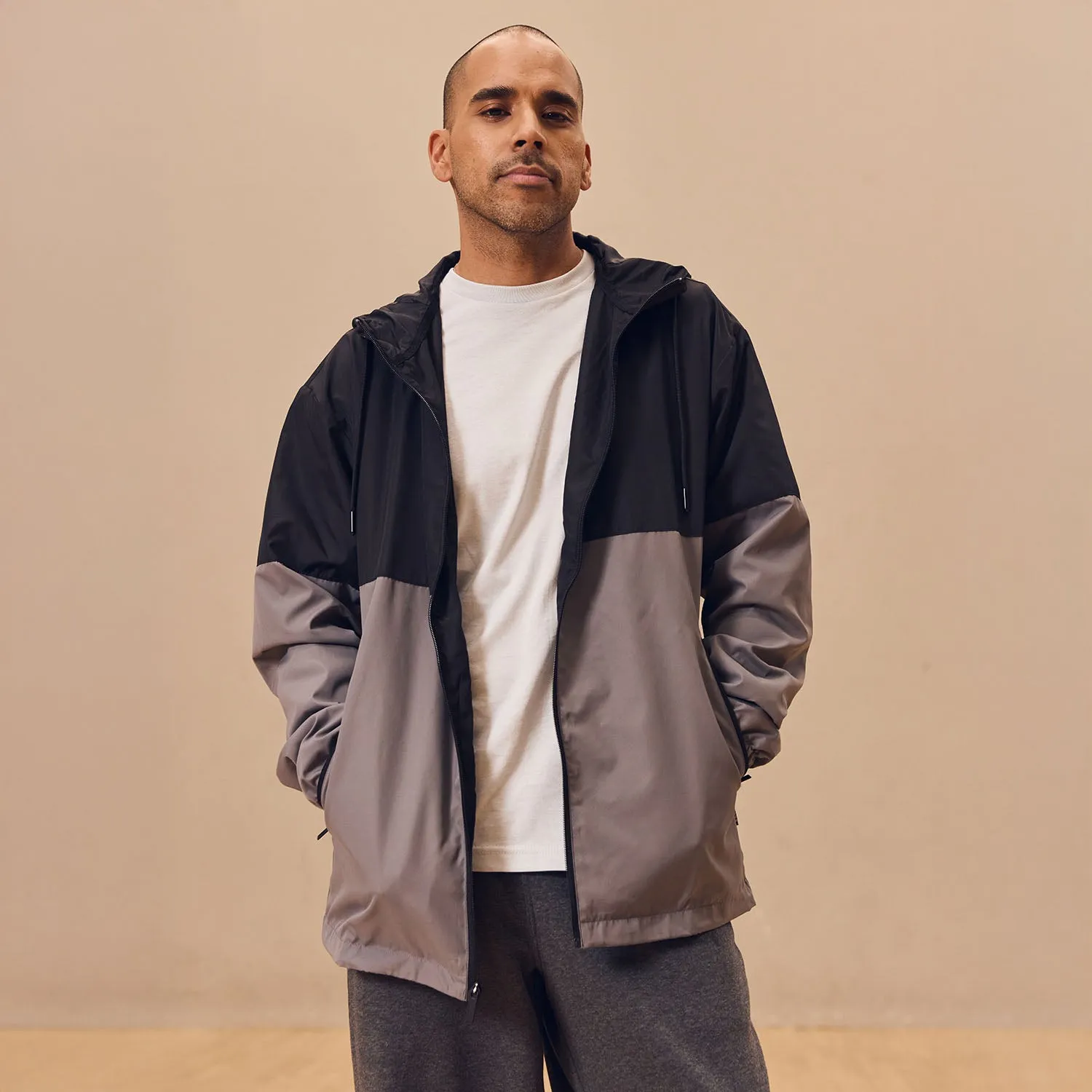 Colorblock Windbreaker - Mens