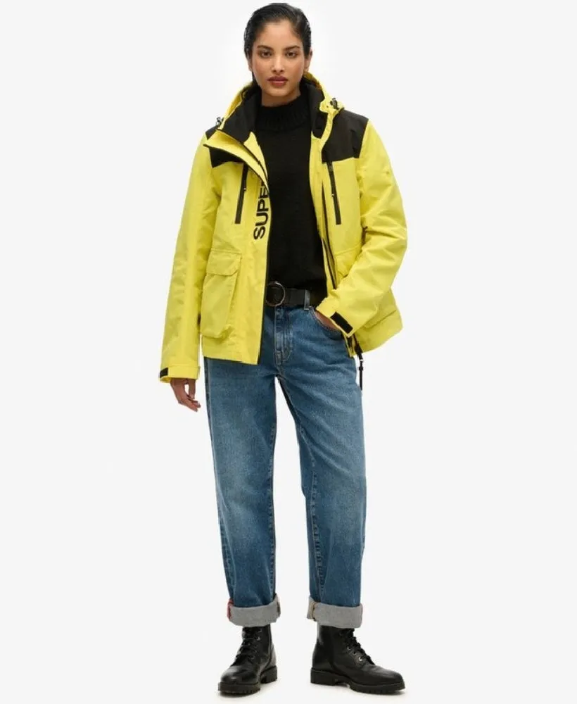 Colour Block Ultimate Windbreaker | Yellow/Black