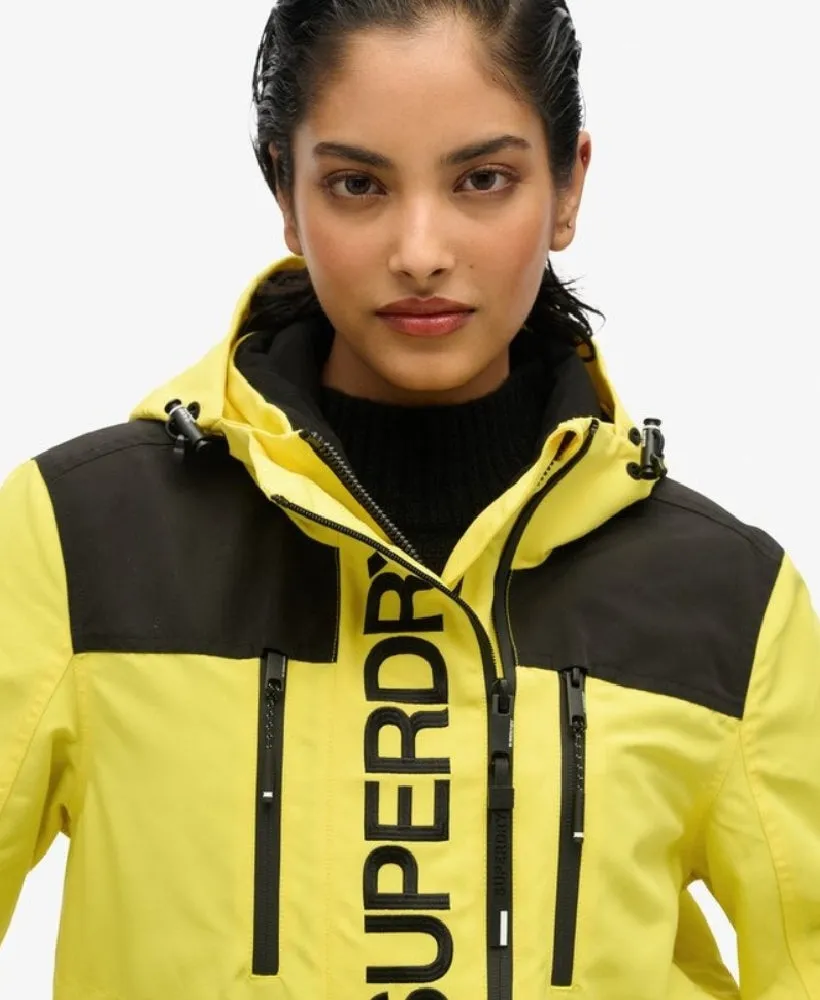 Colour Block Ultimate Windbreaker | Yellow/Black
