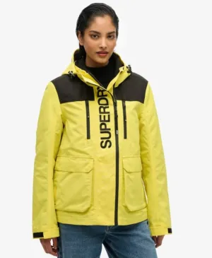 Colour Block Ultimate Windbreaker | Yellow/Black