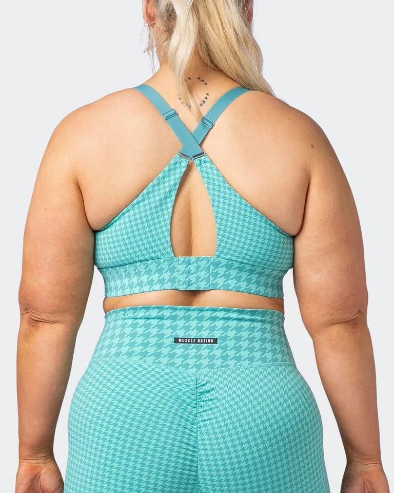 Condition Bra - Cascade Houndstooth Print