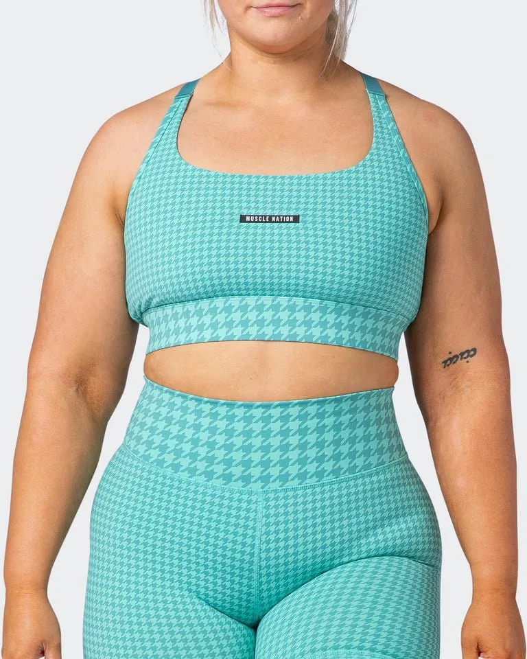Condition Bra - Cascade Houndstooth Print