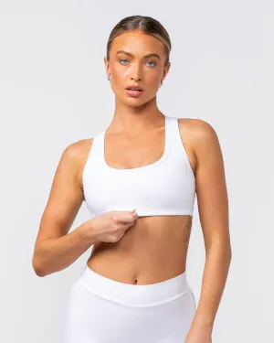 Contrast Bralette - White