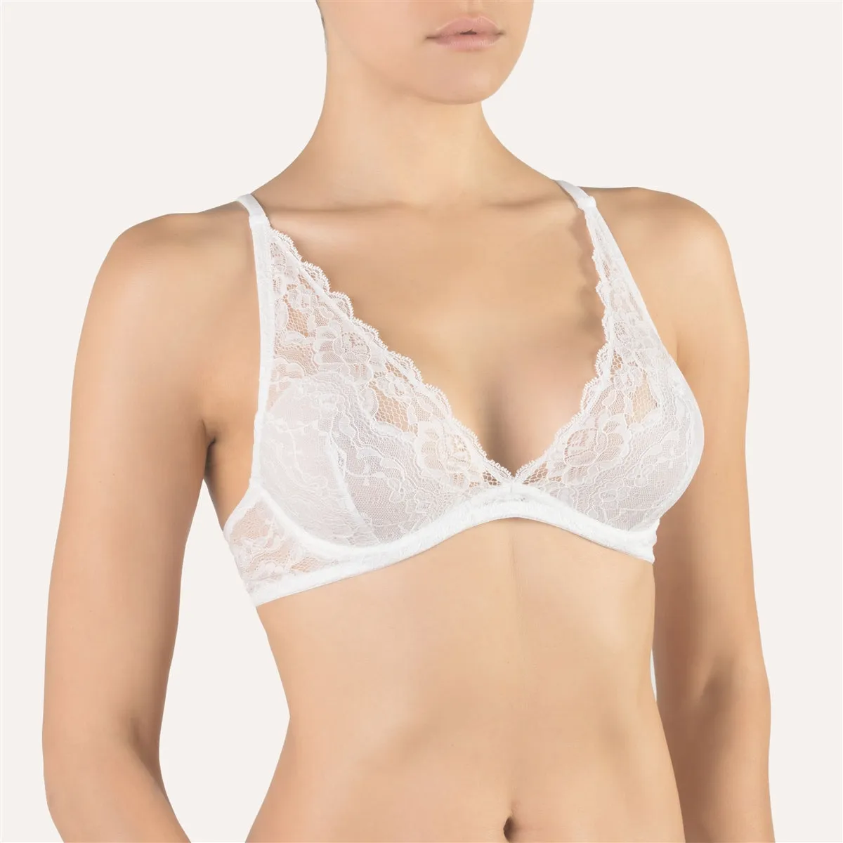 Cotton Club Milena Bra- White