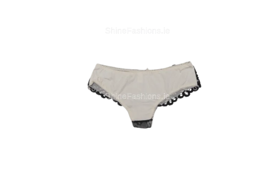 Cream Lace Detail Lingerie Set