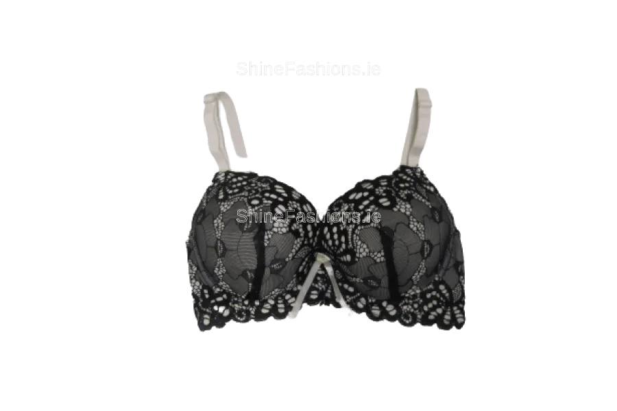 Cream Lace Detail Lingerie Set