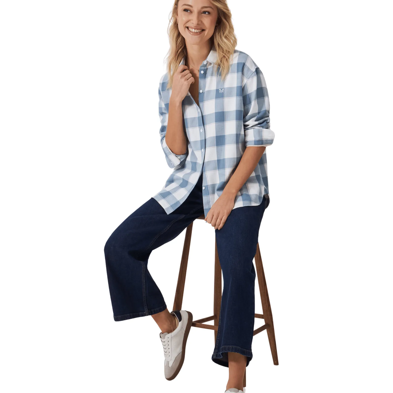Crew Clothing Womens Relaxed Fit Long Sleeve Shirt