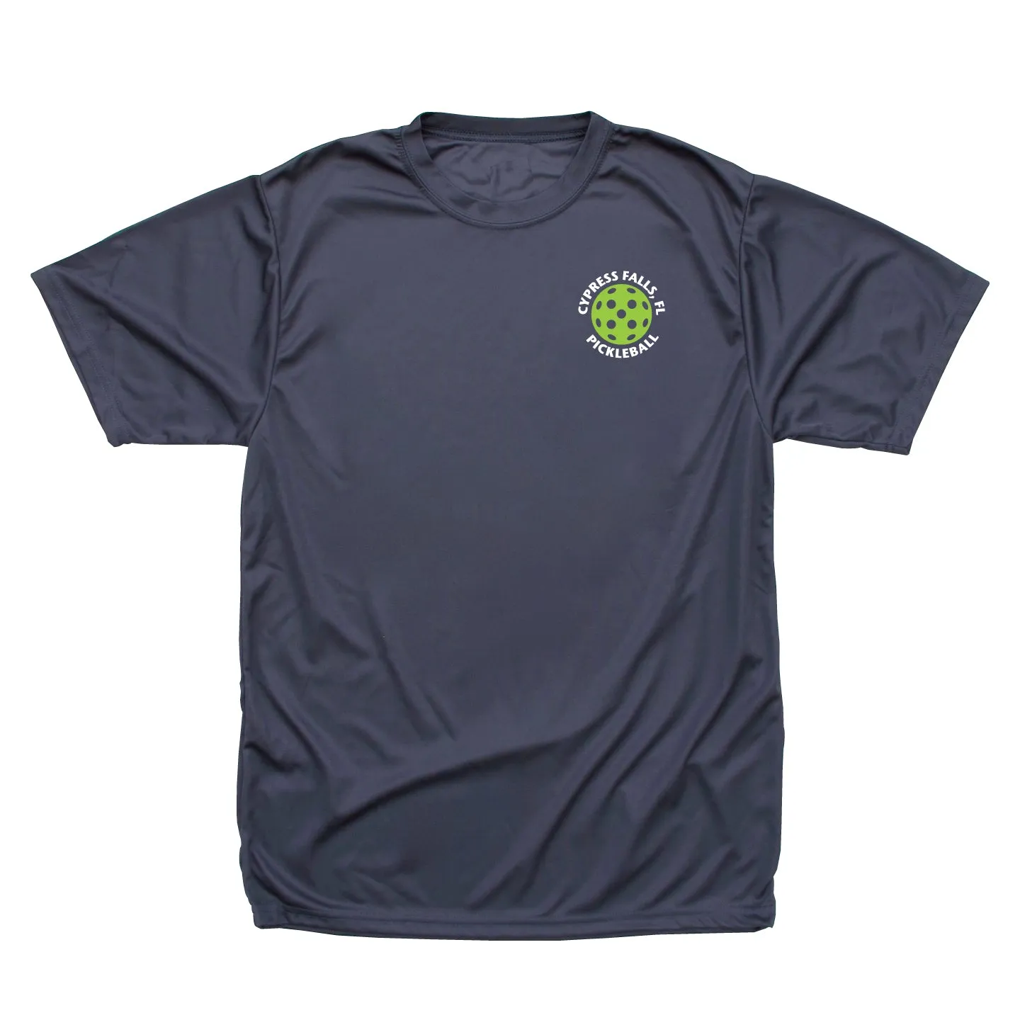 Cypress Falls Pelican Design Men's Performance Crew Neck T-Shirt