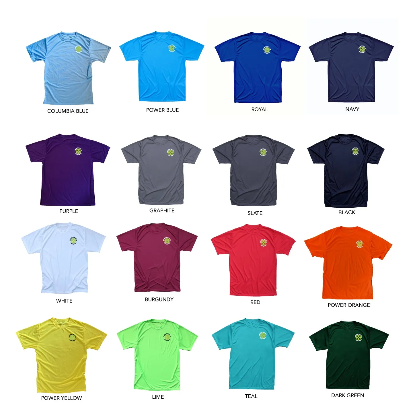 Cypress Falls Pelican Design Men's Performance Crew Neck T-Shirt