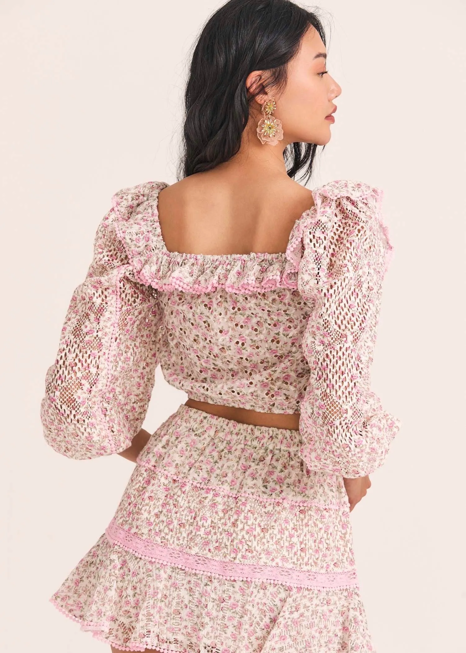Dorabella Crop Top (Petunia Pink)