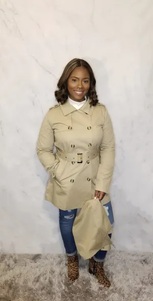 Double Breasted Trench Jacket