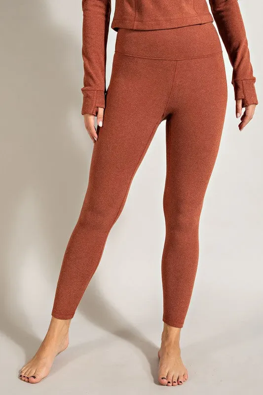 ECHO brushed high waist leggings