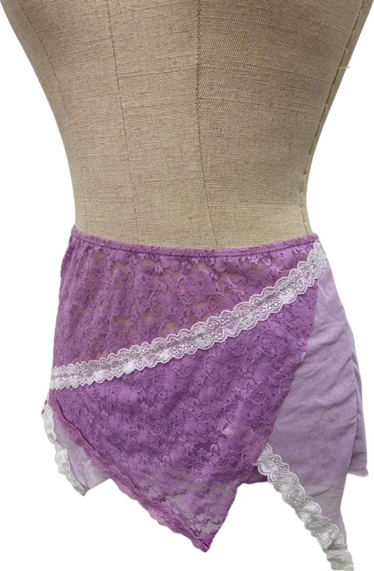 Ego Purple Lace Briefs UK 8