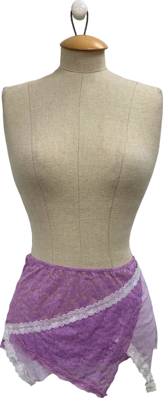 Ego Purple Lace Briefs UK 8