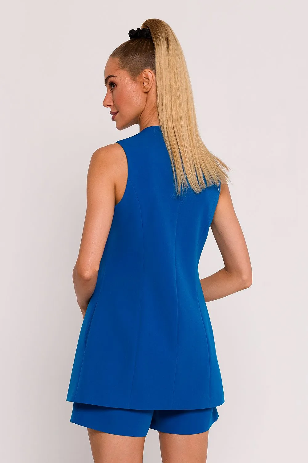 Elegant V-Neck Tailored Gilet