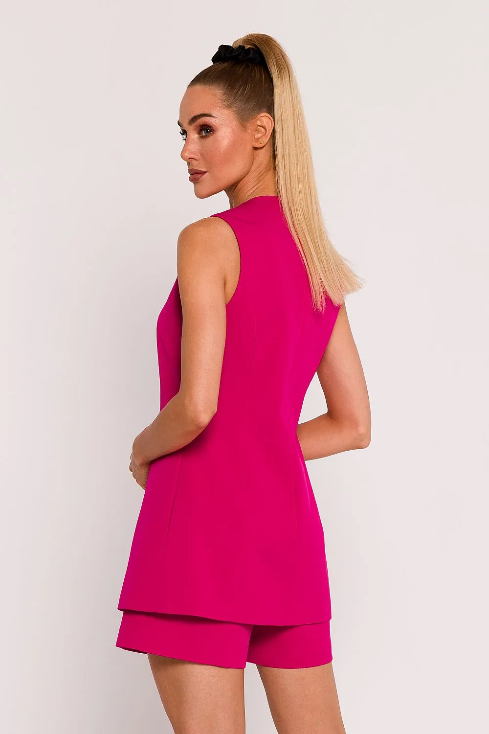 Elegant V-Neck Tailored Gilet