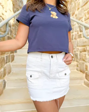 Embroidered Teddy Bear Baby Tee