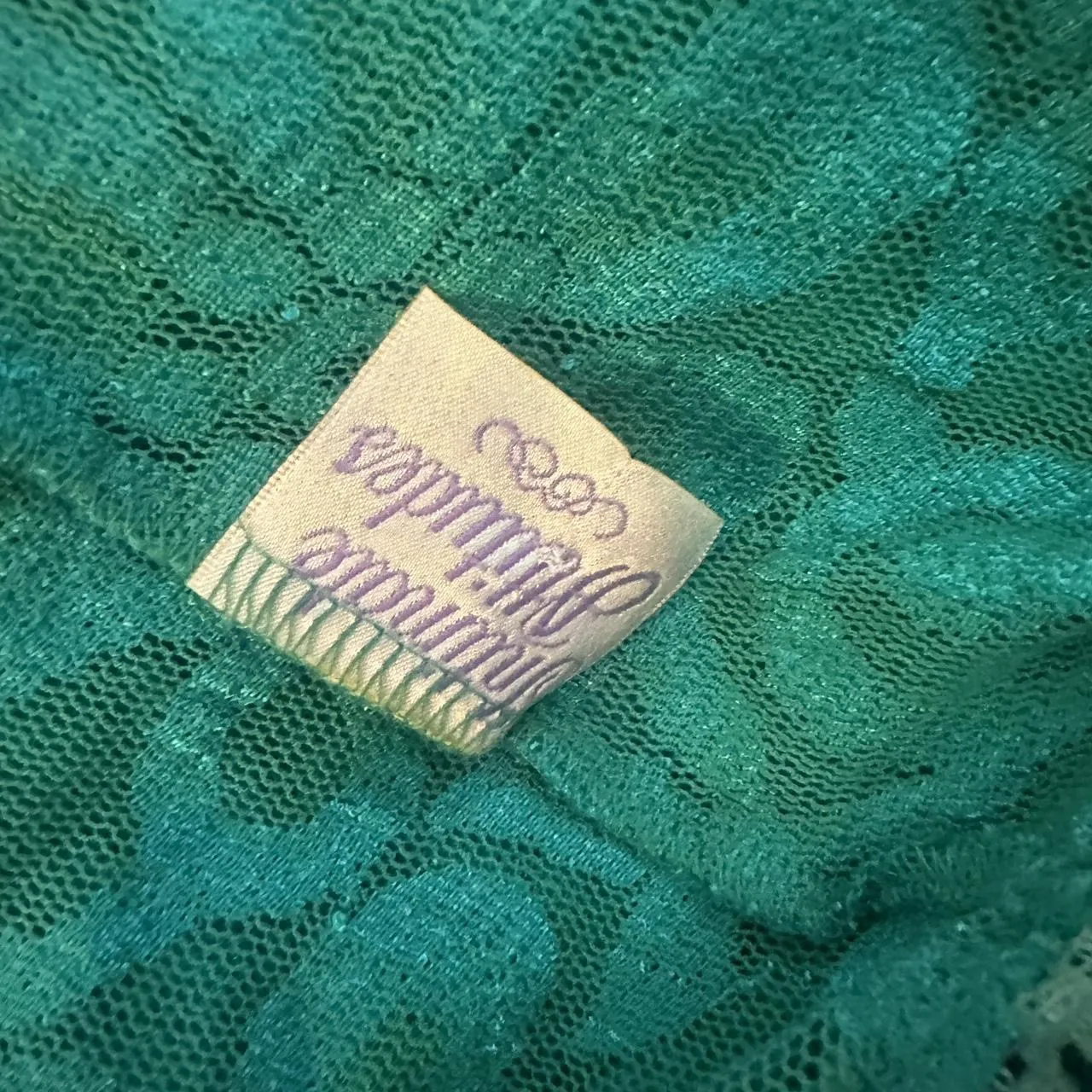 Emerald Lace Slip