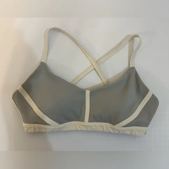 Ernest Leoty Corset Stretch Bra in Grey/Ivory