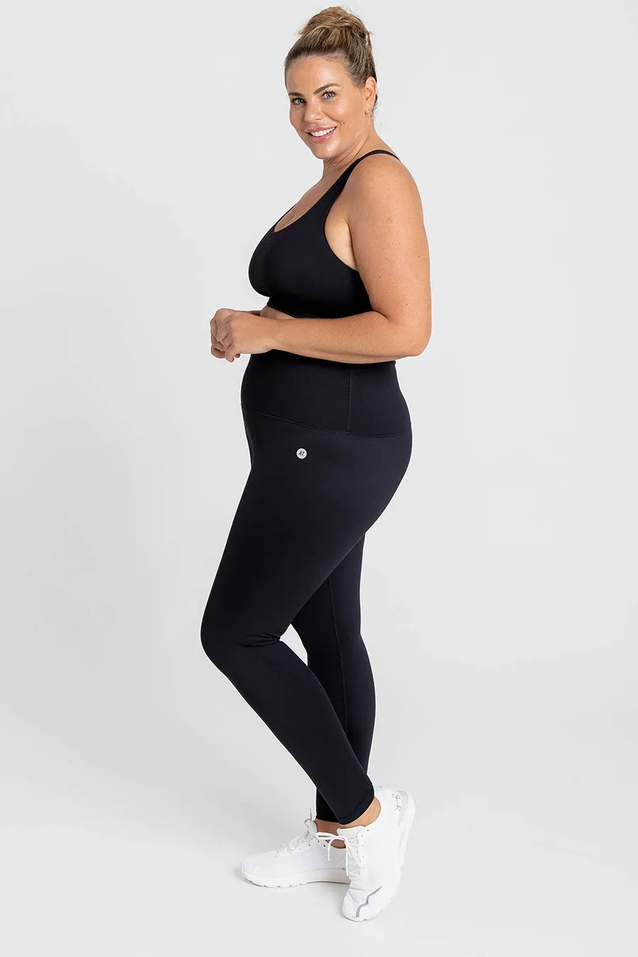 Essential High-Waist Move Full Length Legging - Black