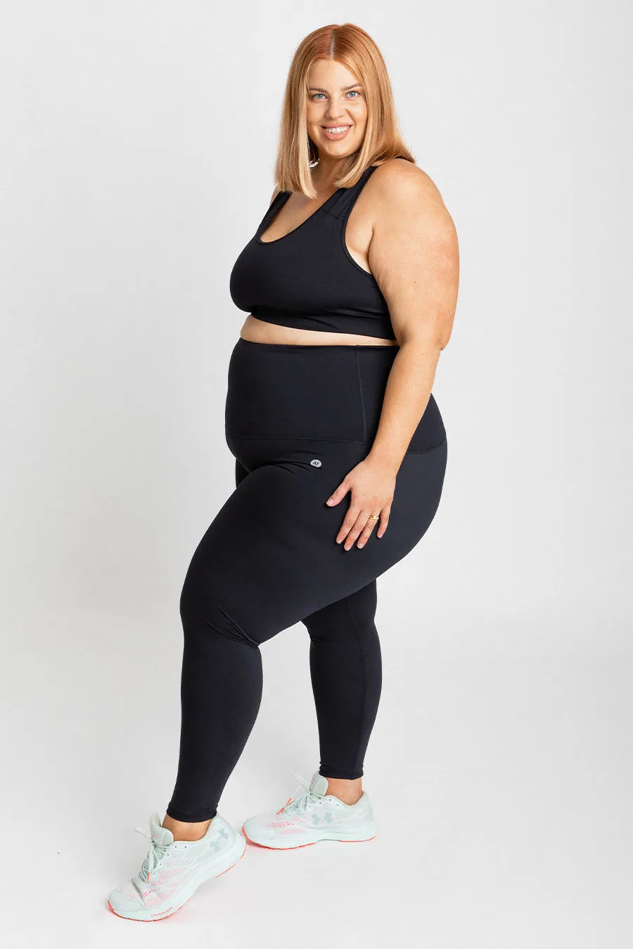 Essential High-Waist Move Full Length Legging - Black