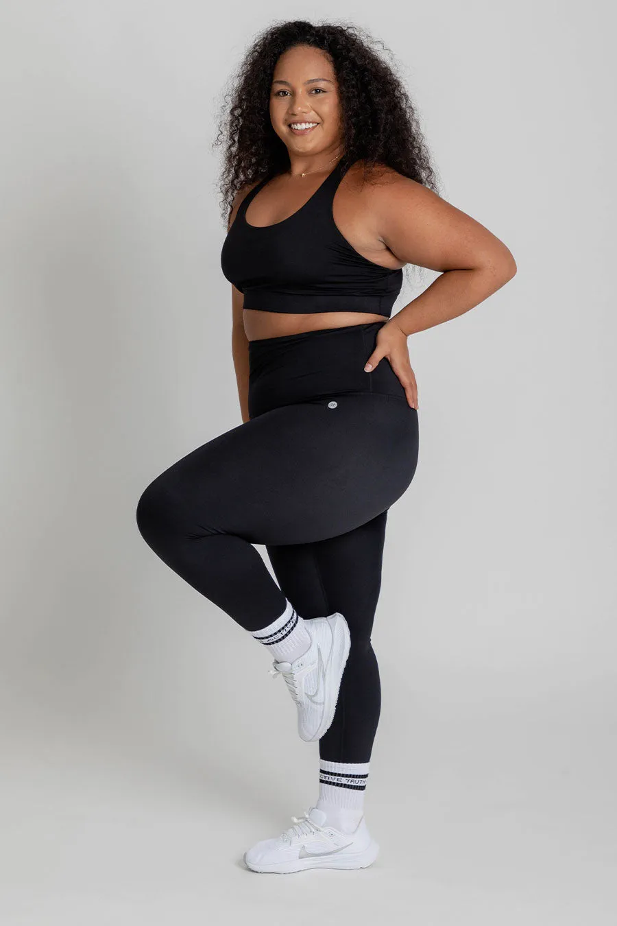 Essential High-Waist Move Full Length Legging - Black