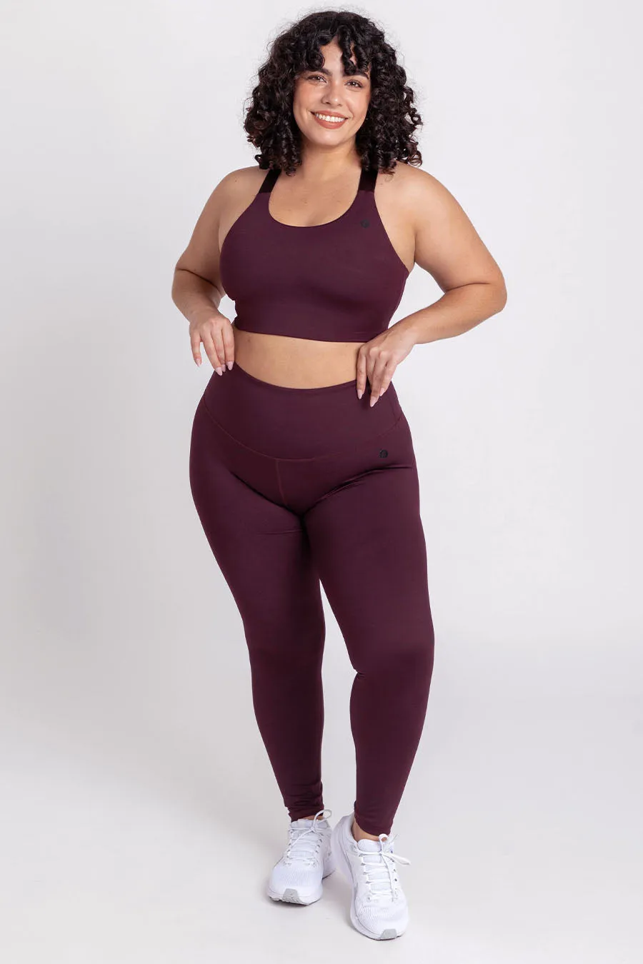 Essential High-Waist Move Full Length Legging - Wine