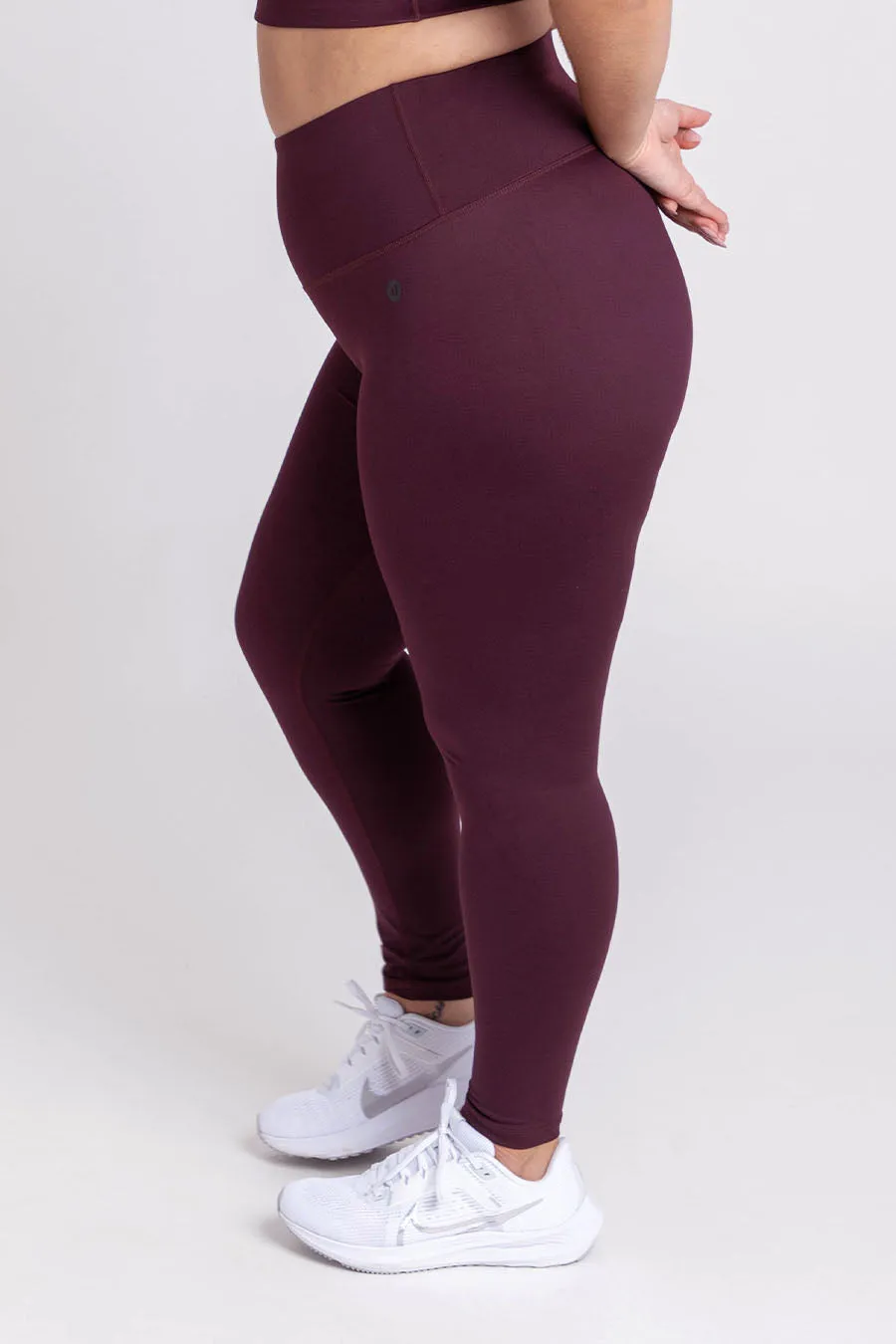 Essential High-Waist Move Full Length Legging - Wine