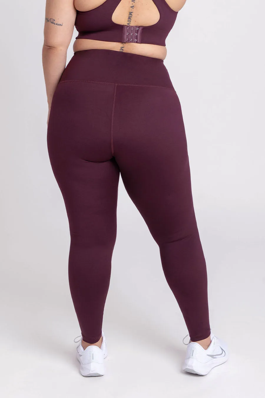 Essential High-Waist Move Full Length Legging - Wine